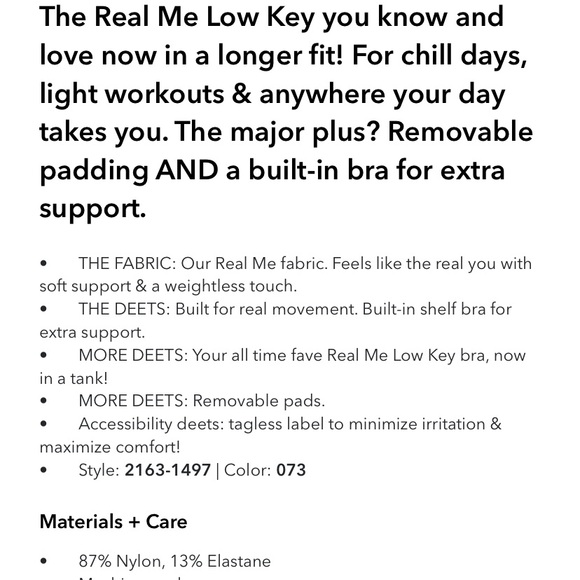 Offline by Aerie real me low key tank top - Picture 2 of 2